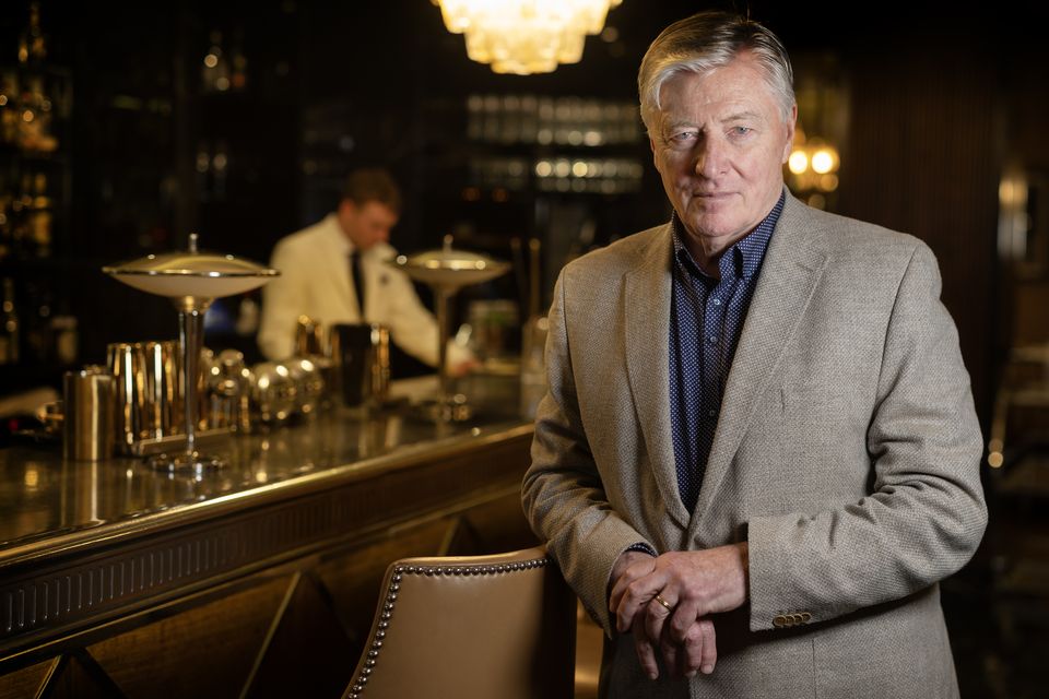 Broadcaster Pat Kenny at the Westbury Hotel, Dublin. Photo: David Conachy